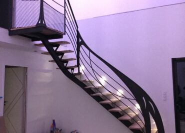 Création et pose d'un escalier chez un particulier
