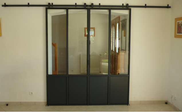 Porte coulissante vitrée - Gabard
