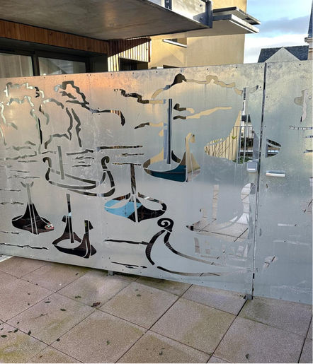 Portail Corten - Gabard